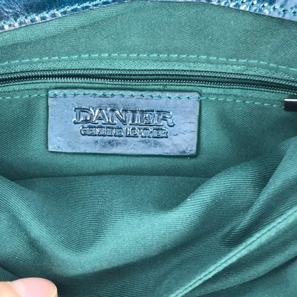Danier Teal Crossbody Bag - Picture 9 of 15